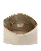 Bolso bandolera de piel Arden blanquecino - 36x25x11 cm