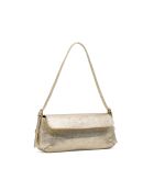 Luna Schultertasche aus goldfarbenem Leder - 23x11x3,5 cm