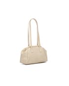 Bandolera Vale de piel beige - 25x19x11 cm