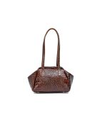 Bandolera Vale de piel chocolate - 25x19x11 cm
