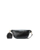 Riñonera Sena Croco de piel negra - 31x14x4,5 cm