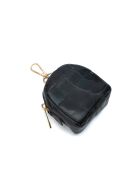 Riñonera Sena Croco de piel negra - 31x14x4,5 cm