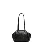 Bandolera Vale de piel negra - 25x19x11 cm