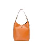 Borsa a tracolla Jora in pelle cammello - 27x41x12 cm
