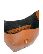 Borsa a tracolla Jora in pelle cammello - 27x41x12 cm