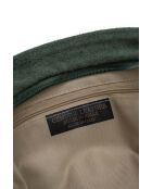 Waldgrüne Schultertasche Cole aus Samt - 29x20x2 cm