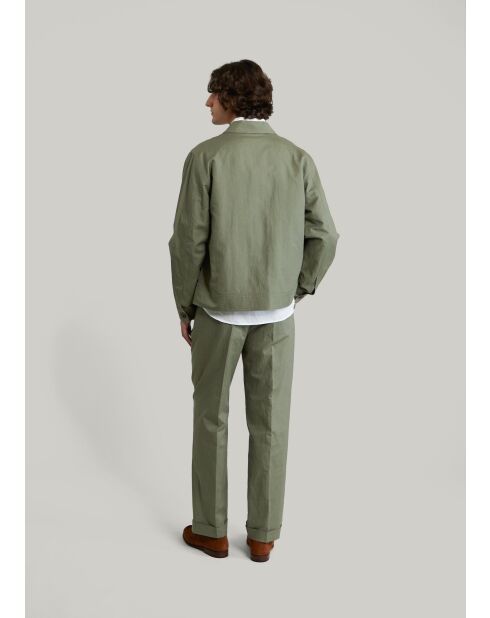 Salbeigrüne Jacke von Bergame - SAUGE