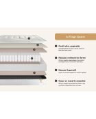 Matelas Vingt-Quatre blanc - 180x200 cm