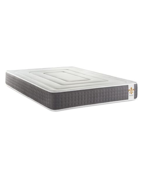 Matelas Vingt-Six gris/blanc - 200x200 cm