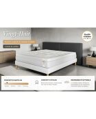 Matelas Vingt-Huit blanc - 200x200 cm