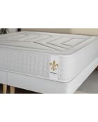 Ensemble Matelas + Sommier Vingt-Quatre blanc/gris - 90x200 cm
