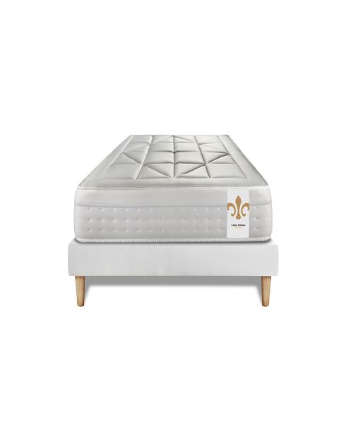 Ensemble Matelas + Sommier Vingt-Huit blanc - 90x190 cm