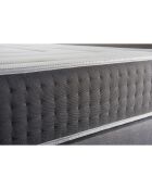 Ensemble Matelas + Sommier Vingt-Six gris/blanc - 90x200 cm