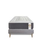 Ensemble Matelas + Sommier Vingt-Six gris/blanc - 90x190 cm