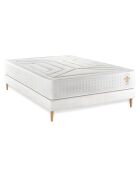 Vierentwintig witte matras + boxspringset - 160x200 cm