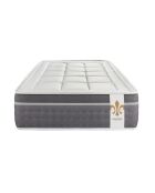 Ensemble Matelas + Sommier Trente gris/blanc - 90x190 cm