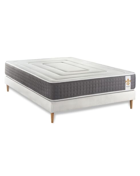 Zesentwintig witte matras + boxspringset - 140x200 cm