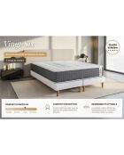 Pack dodo Vingt-Six gris/blanc - 140x190 cm