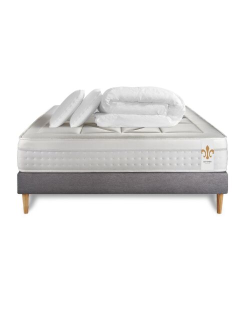 Pack dodo Vingt-Huit gris/blanc - 140x200 cm