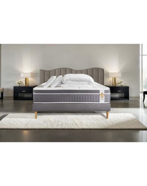 Pack dodo Trente gris/blanc - 140x190 cm