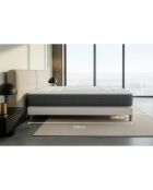 Twenty-Six Matratzen+Boxspring-Set grau/weiß - 160x200 cm