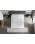 Ensemble Matelas + Sommier Vingt-Huit blanc - 140x200 cm