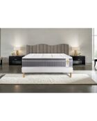 Ensemble Matelas + Sommier Trente blanc - 140x190 cm