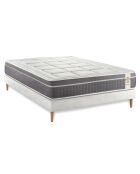 Ensemble Matelas + Sommier Trente blanc - 200x200 cm