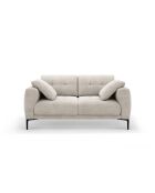 Canapé 2 places Lazio beige - 161 x 102 x 86 cm
