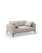 Canapé 2 places Lazio beige - 161 x 102 x 86 cm