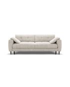 Canapé 3 places Lazio beige - 242 x 110 x 92 cm