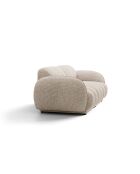 Canapé 3 places Bilbao beige chiné - 196 x 88 x 73 cm