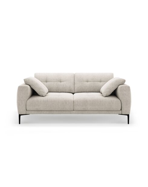 Canapé 3 places Lazio beige - 191 x 102 x 86 cm