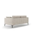 Canapé 3 places Lazio beige - 191 x 102 x 86 cm