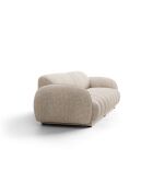 Canapé 4 places Bilbao beige chiné - 244 x 88 x 73 cm