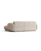 Sofá Bilbao de 3 plazas en esquina derecha de color beige jaspeado - 216 x 148 x 73 cm