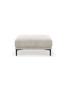 Beige voetenbank Lazio - 100 x 70 x 46 cm