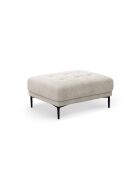Beige voetenbank Lazio - 100 x 70 x 46 cm