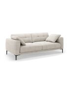 Beiges 4-Sitzer-Sofa Lazio - 221 x 102 x 86 cm