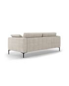 Beiges 4-Sitzer-Sofa Lazio - 221 x 102 x 86 cm
