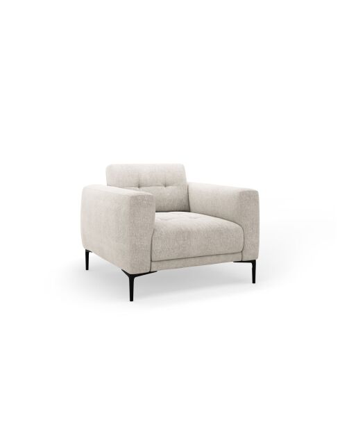 Sillón Lazio de 1 plaza beige - 87 x 85 x 85 cm