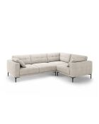 Sofá de esquina derecha Lazio de 4 plazas beige - 282 x 194 x 86 cm