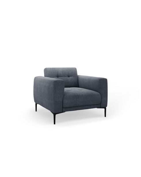 Sillón Lazio de 1 plaza azul oscuro - 87 x 85 x 85 cm