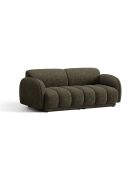 Divano Bilbao 3 posti amazone verde - 196 x 88 x 73 cm