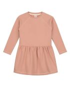 Altes rosafarbenes kurzes Baumwollkleid