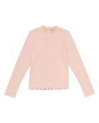 Camiseta interior Betsy Lace Responsible de algodón rosa pálido