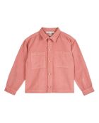 Camicia in cotone a manica lunga milleraies rosa antico