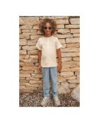 Kurta Marco vanilla in cotone a manica corta