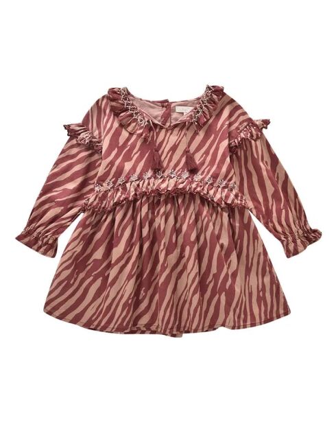Kurzes Baumwollkleid Eforie in Rosa