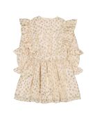 Robe de fête léopard lurex Olympia dorée